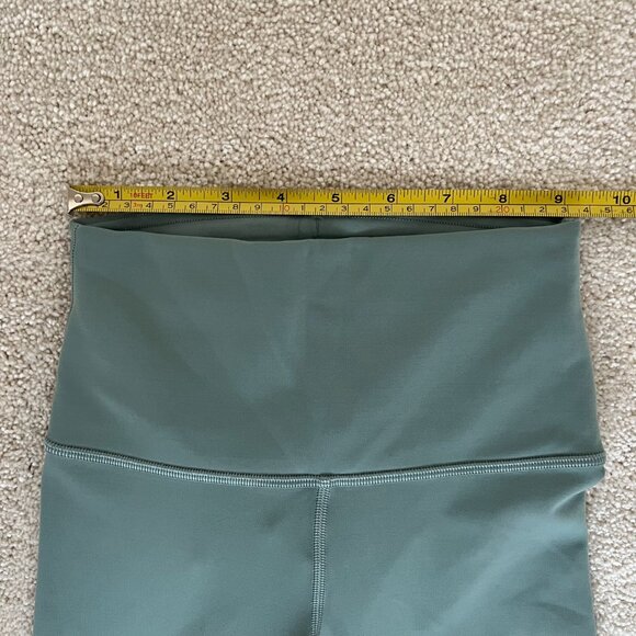 Lululemon Wunder Train Contour Fit High-Rise Crop 23" Misty Glade Size 2 - Picture 2 of 14